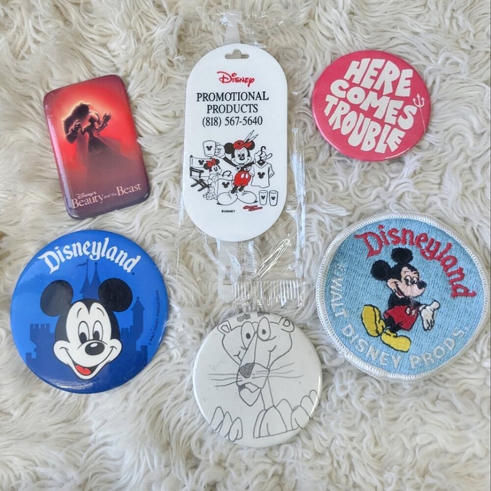 Vintage Disney Pins & Patch 90s
